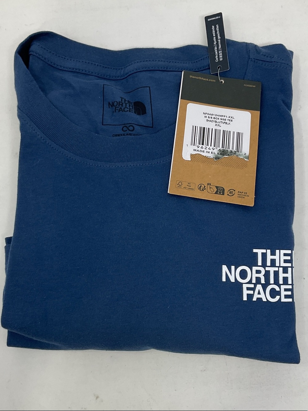 The North Face Box NSE Men’s Dark Blue Crewneck Logo Tee